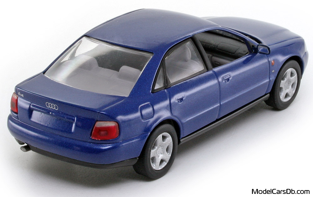 1995 - Audi A4 (B5) Minichamps 1/43 (Blue) Rear right side