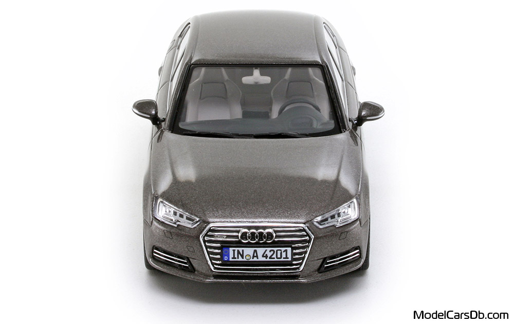 2016 - Audi A4 (B9) Spark 1/43 (Grey) Front end