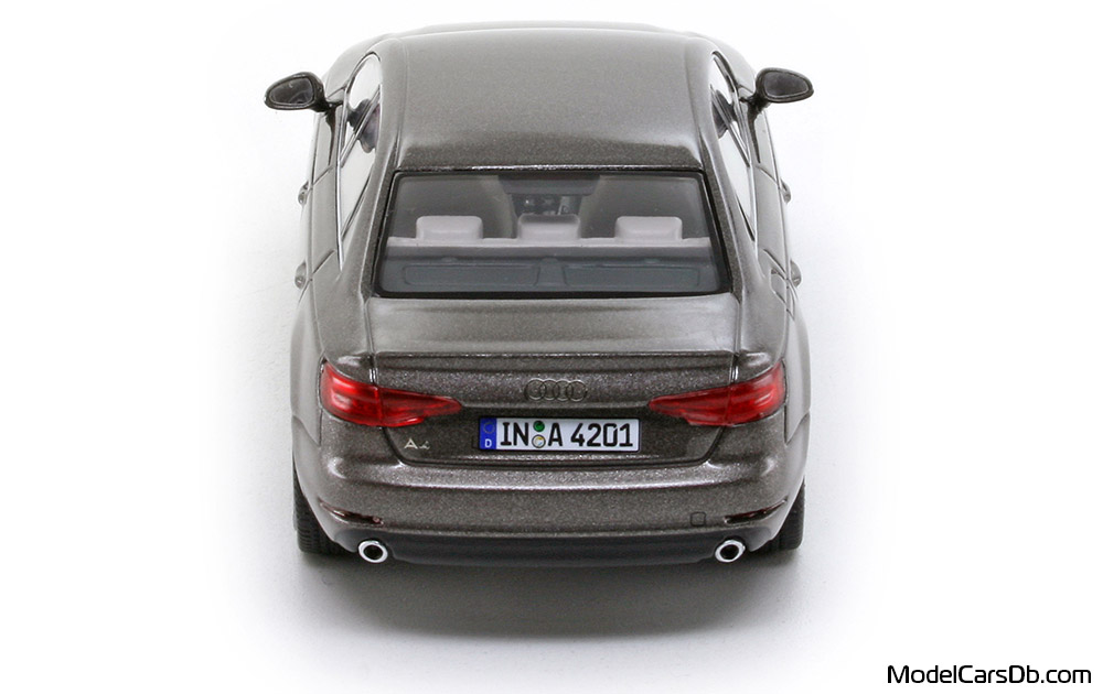 2016 - Audi A4 (B9) Spark 1/43 (Grey) Rear end