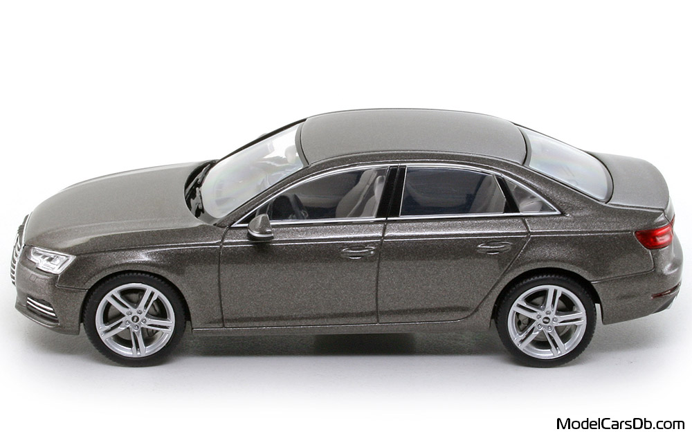 2016 - Audi A4 (B9) Spark 1/43 (Grey) Side