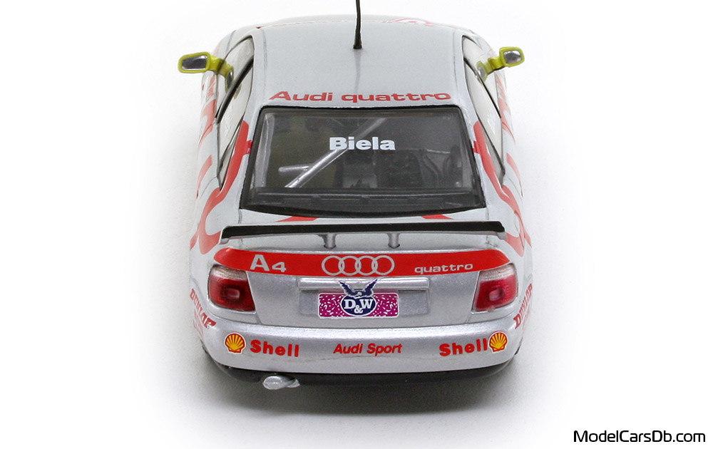 1996 - Audi A4 STW (B5) Minichamps 1/43 (Silver / Red) Rear end