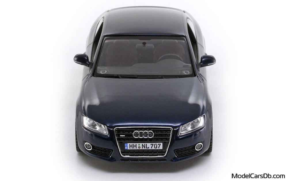 2007 - Audi A5 (8T) Schuco 1/43 (Blau) Front