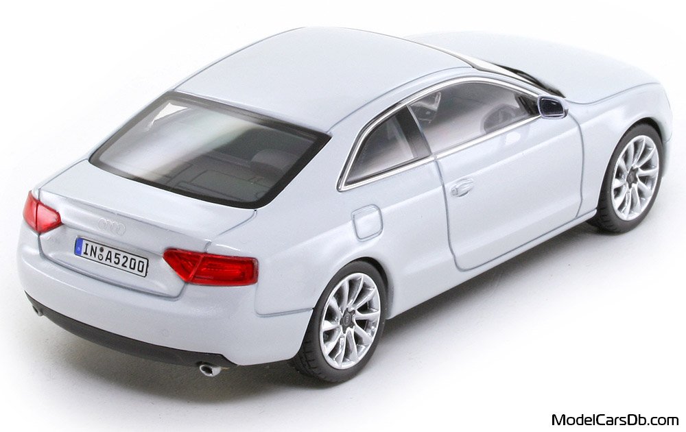 2012 - Audi A5 (8T) Norev 1/43 (White) Rear right side
