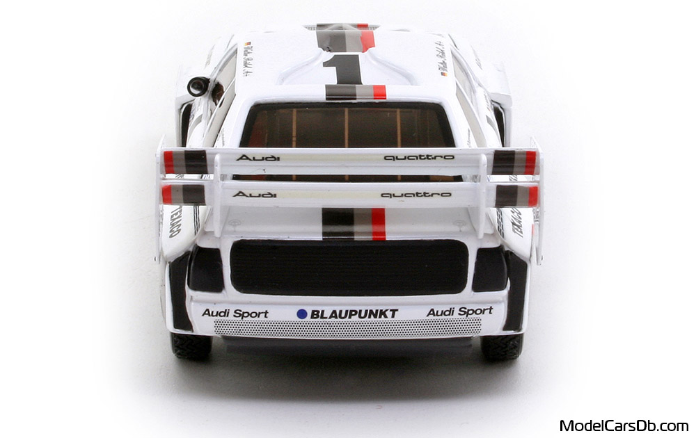 1987 - Audi Sport Quattro S1 Minichamps 1/43 (Weiß / Braun) Heck