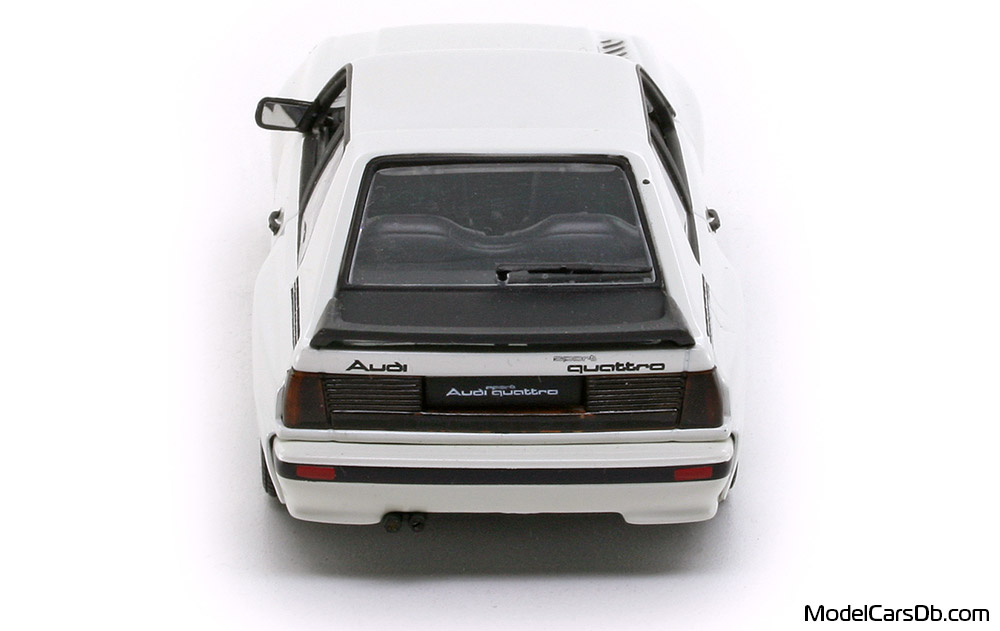 1984 - Audi Sport Quattro Minichamps 1/43 (Weiß) Heck