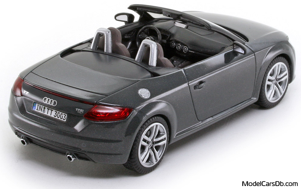 2014 - Audi TT Roadster (8S) iScale 1/43 (Grey) Rear right side