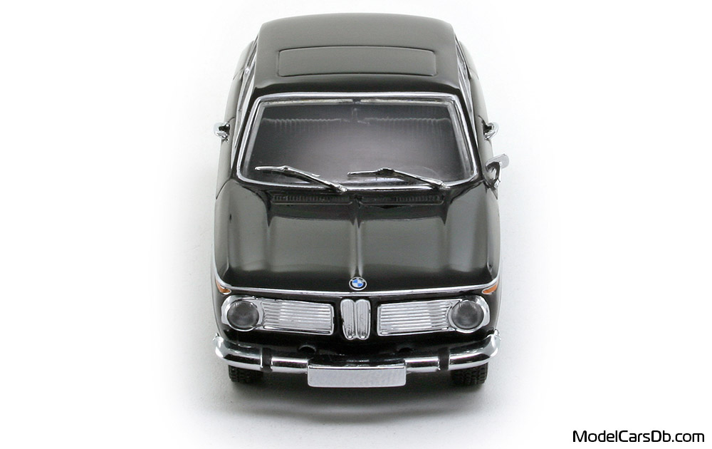 1966 - BMW 1600 Minichamps 1/43 (Black) Front end
