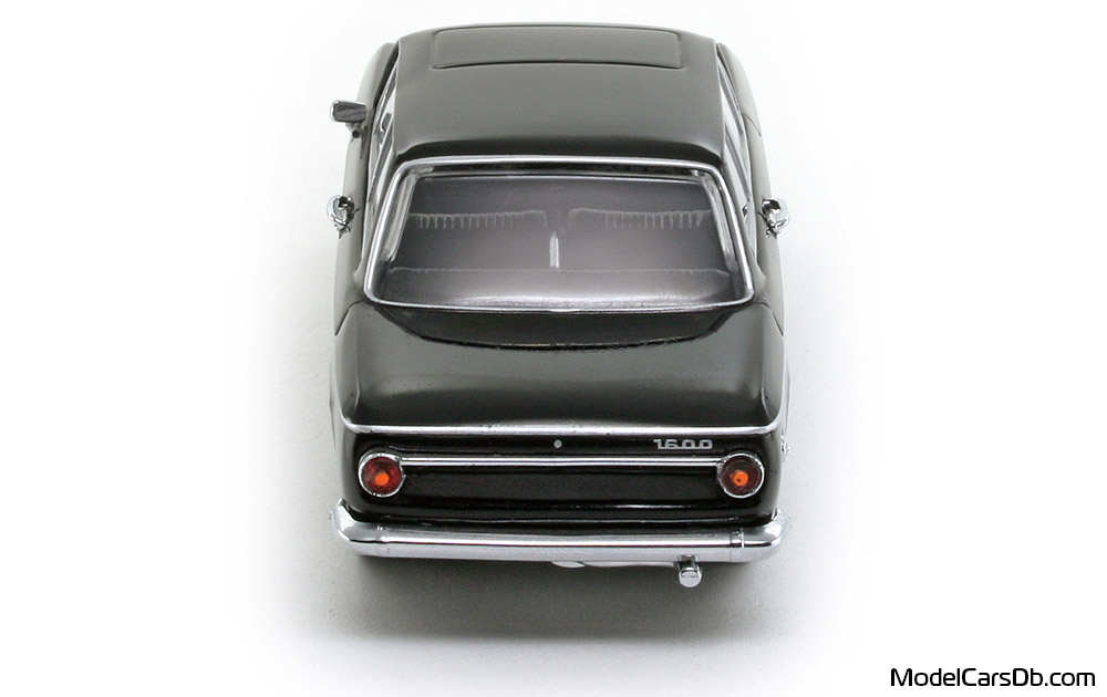 1966 - BMW 1600 Minichamps 1/43 (Black) Rear end