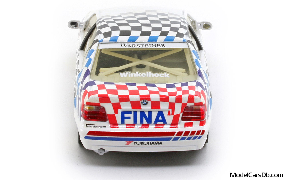 1993 - BMW 318i (E36) Minichamps 1/43 (White) Rear end