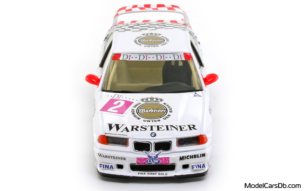 1994 - BMW 318is (E36) Minichamps 1/43 (White / Pink) Front end