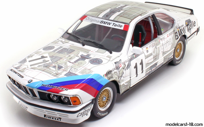 1986 - BMW 635 CSi (E24) Anson 1/18 - Vorne linke Seite