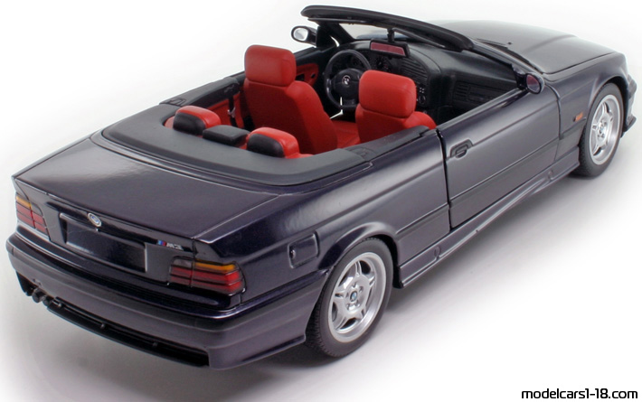 1992 - BMW M3 (E36) UT 1/18 (Lila) Hinten rechte seite