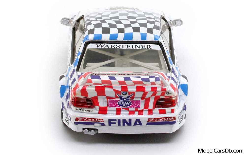 1993 - BMW M3 GTR (E36) Minichamps 1/43 (White) Rear end