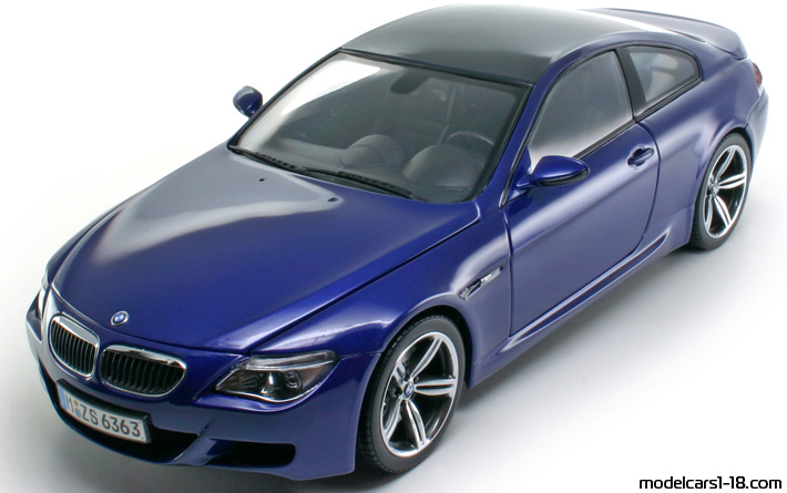 2004 - BMW M6 (E63) Kyosho 1/18 - Предна лява страна