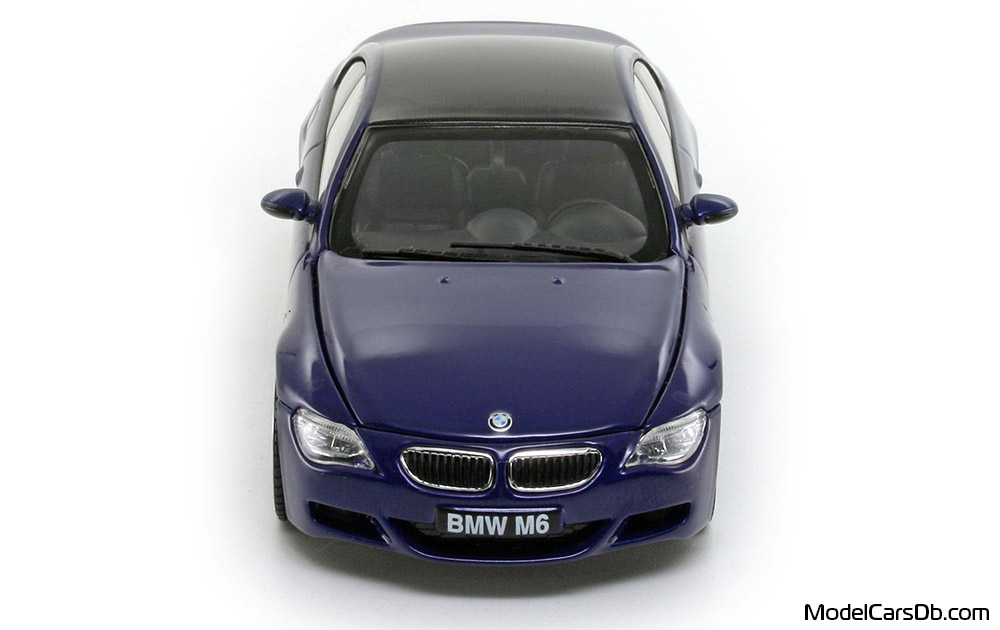 2005 - BMW M6 (E63) Kyosho 1/43 (Blue) Front end