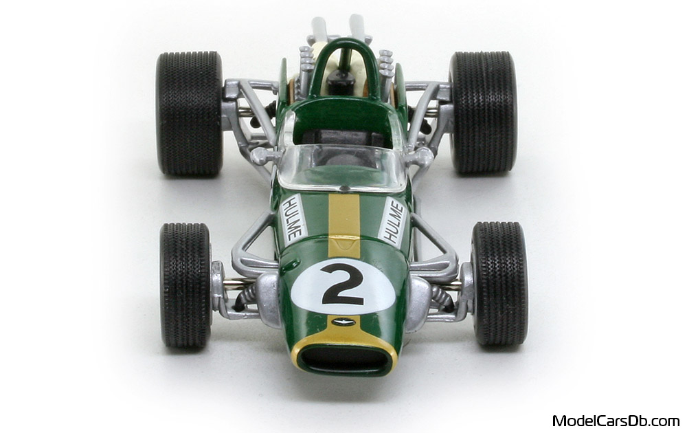 1967 - Brabham BT24 RBA Collectibles 1/43 (Green / Yellow) Front end