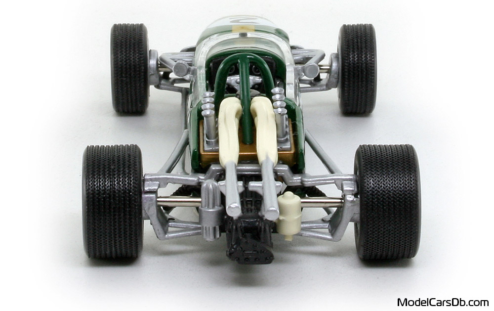 1967 - Brabham BT24 RBA Collectibles 1/43 (Green / Yellow) Rear end