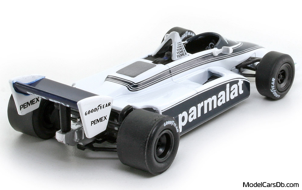 1979 - Brabham BT49C RBA Collectibles 1/43 (White / Blue) Rear right side
