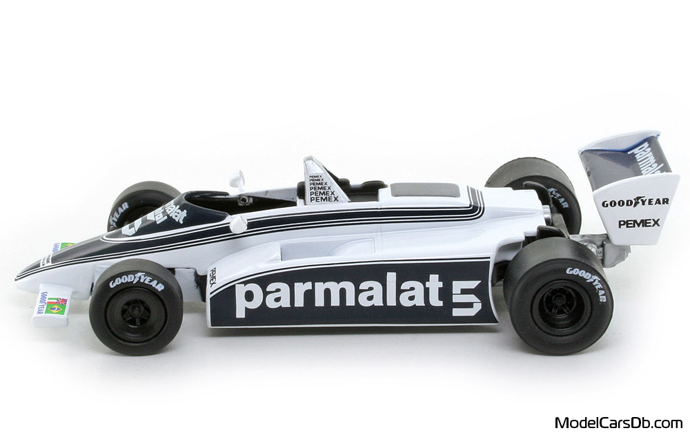 1979 - Brabham BT49C RBA Collectibles 1/43 (White / Blue) Side