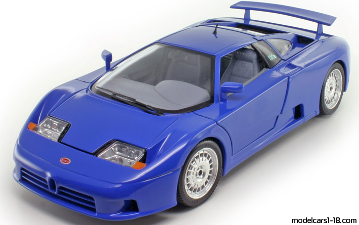 1991 - Bugatti EB 110 Bburago 1/18 - Vorne linke Seite