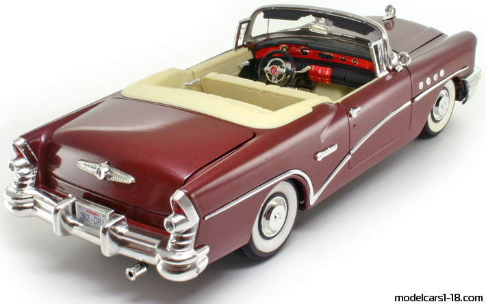 1955 - Buick Century Mira 1/18 (Rot) Hinten rechte seite