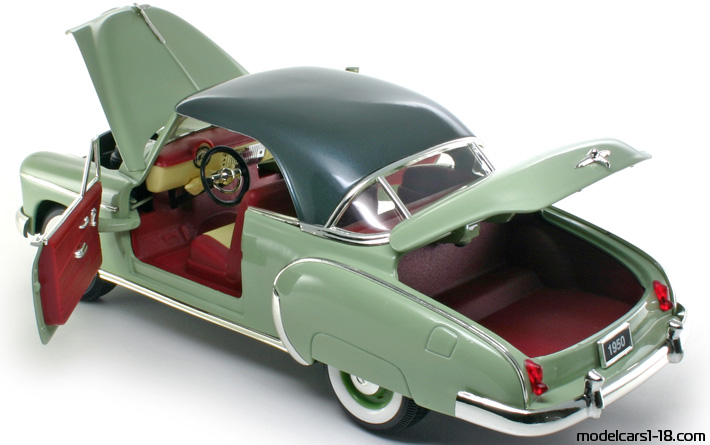 1950 - Chevrolet Bel Air Mira 1/18 (White / Grün) Zu öffnende Teile