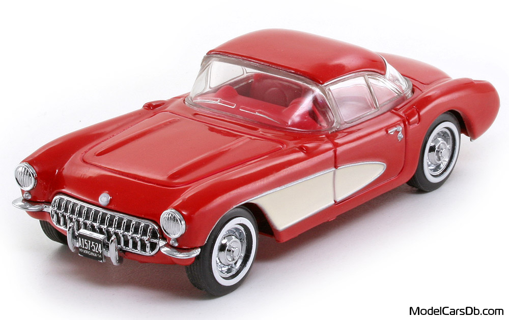 Chevrolet Corvette C1 (coupe/cabriolet) 1957 Dinky Toys 1:43