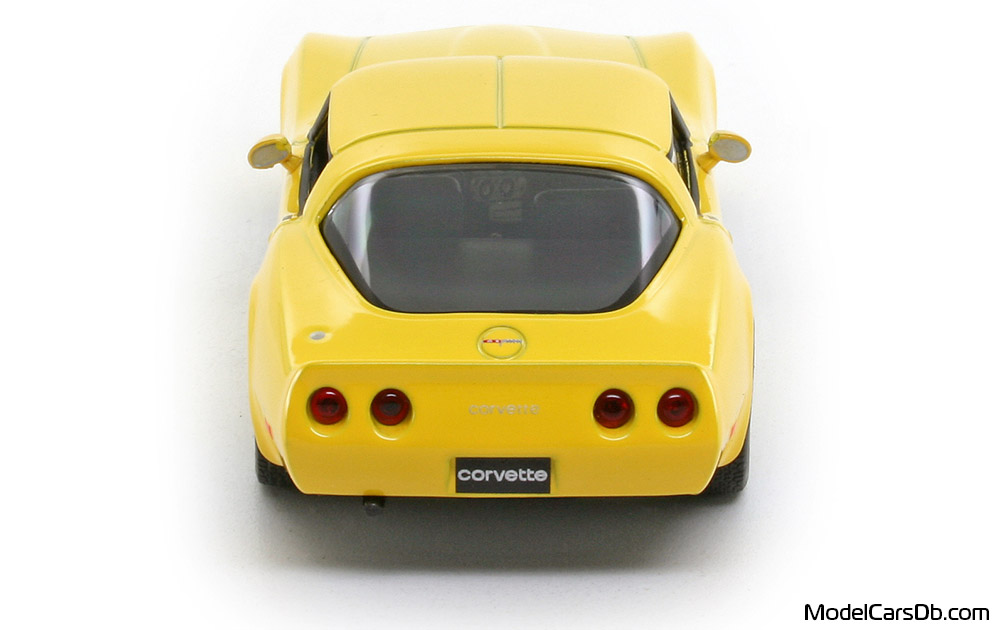 1980 - Chevrolet Corvette C3 Altaya 1/43 (Yellow) Rear end