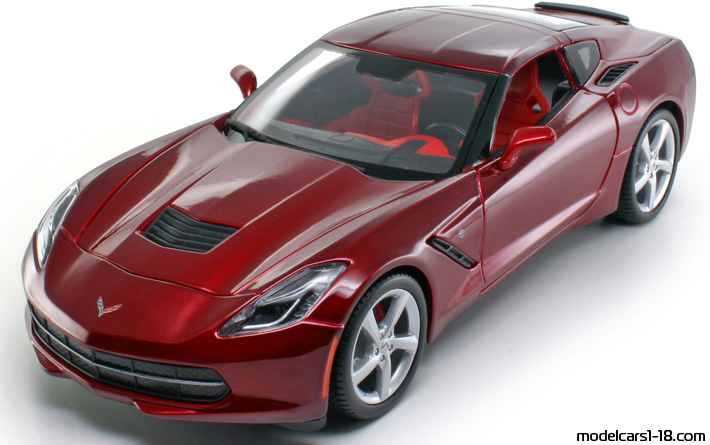 2014 - Chevrolet Corvette C7 Stingray Maisto 1/18 - Vorne linke Seite