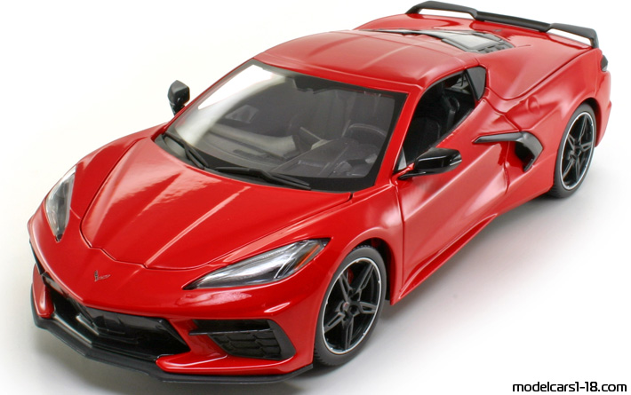 2020 - Chevrolet Corvette Stingray C8 Maisto 1/18 - Vorne linke Seite