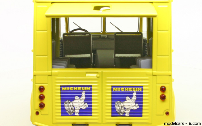 1962 - Citroen HY Solido 1/21 (Gelb) Kofferraum / Klappbare Scheinwerfer