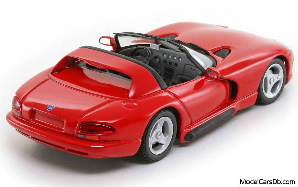 1992 - Dodge Viper RT/10 Minichamps 1/43 (Red) Rear right side