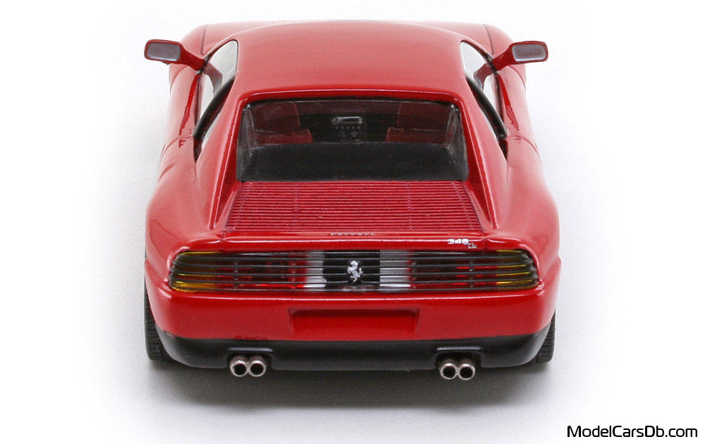 1989 - Ferrari 348 TB Altaya 1/43 (Red) Rear end