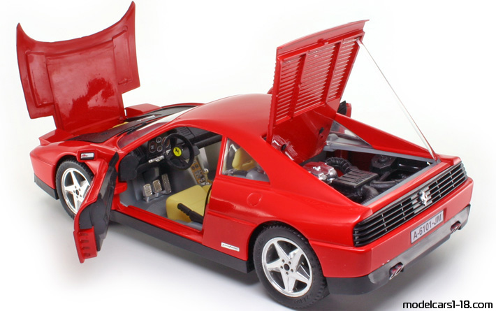 1989 - Ferrari 348 TB Mira 1/18 (Rot) Zu öffnende Teile