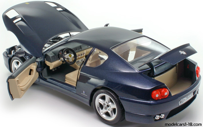 1992 - Ferrari 456 GT Bburago 1/18 (Blau) Zu öffnende Teile