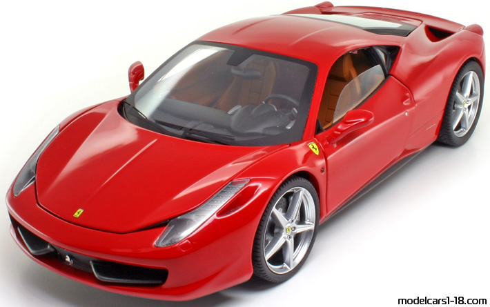 2010 - Ferrari 458 Italia Elite 1/18 - Front left side