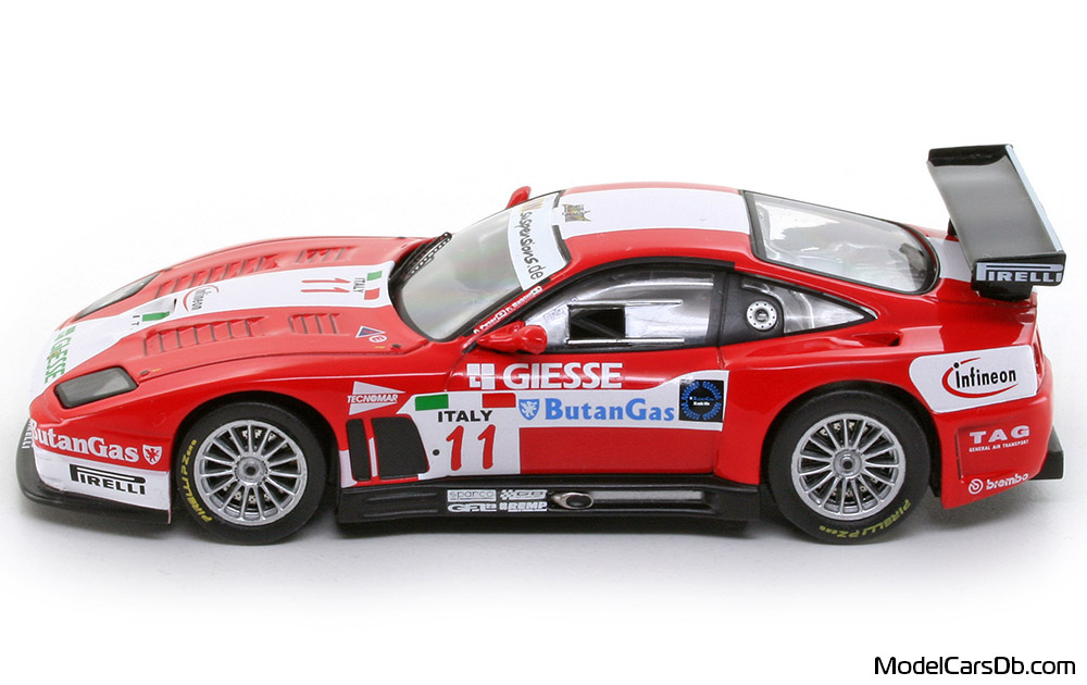 2004 - Ferrari 575 GTC IXO 1/43 (Red / White) Side
