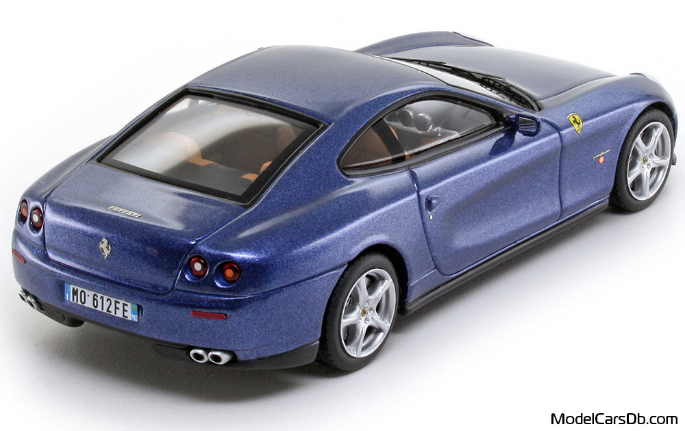 2003 - Ferrari 612 Scaglietti Elite 1/43 (Blau) Hinten rechte seite