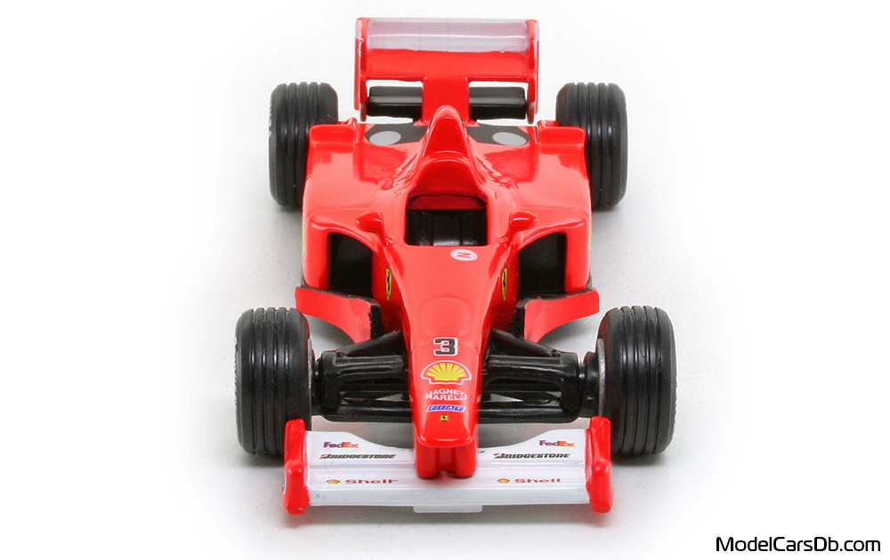 2000 - Ferrari F1-2000 Hot Wheels 1/43 (Red / White) Front end