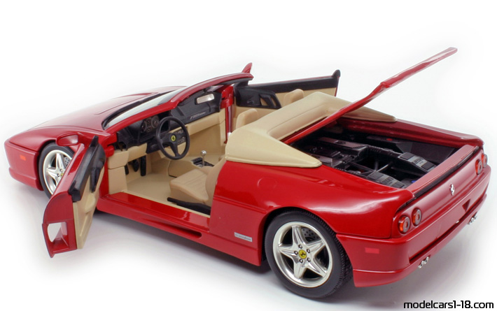 1995 - Ferrari F355 Spider Hot Wheels 1/18 (Rot) Zu öffnende Teile