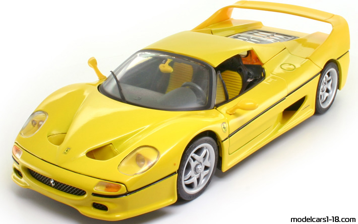 1995 - Ferrari F50 Maisto 1/18 (Yellow) Vorne linke Seite