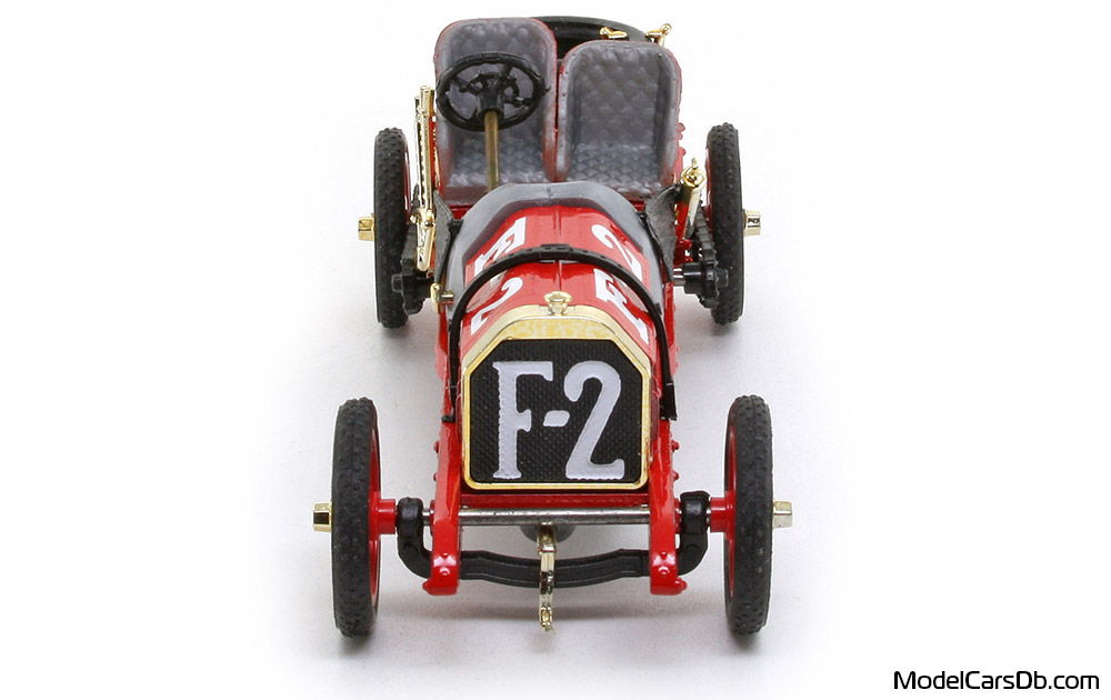 1937 - Fiat 130HP Brumm 1/43 (Red) Front end