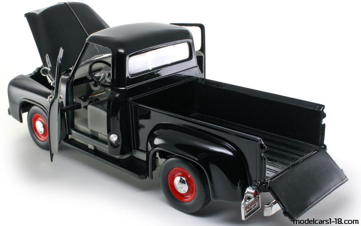 1953 - Ford F-100 Road Legends 1/18 (Weiß) Zu öffnende Teile