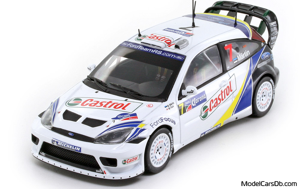 2004 - Ford Focus RS WRC Minichamps 1/43 - Предна лява страна