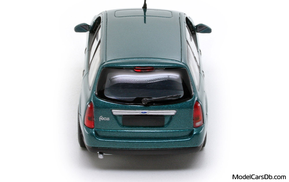 1998 - Ford Focus Turnier Minichamps 1/43 (Зелен) Задница