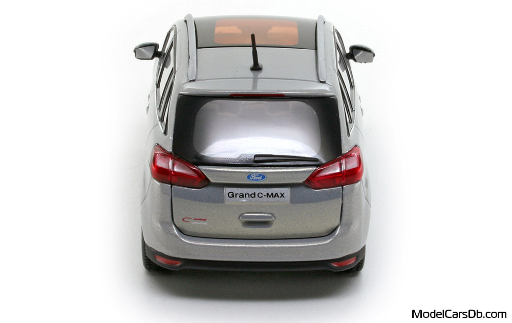 2010 - Ford Grand C-Max Minichamps 1/43 (Silber) Heck