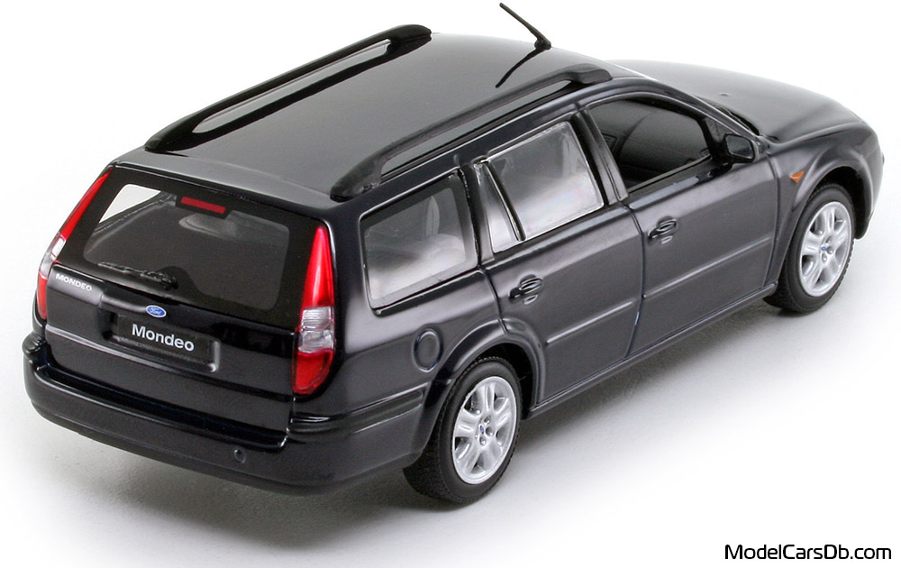 2001 - Ford Mondeo Turnier Minichamps 1/43 (Blue) Rear right side