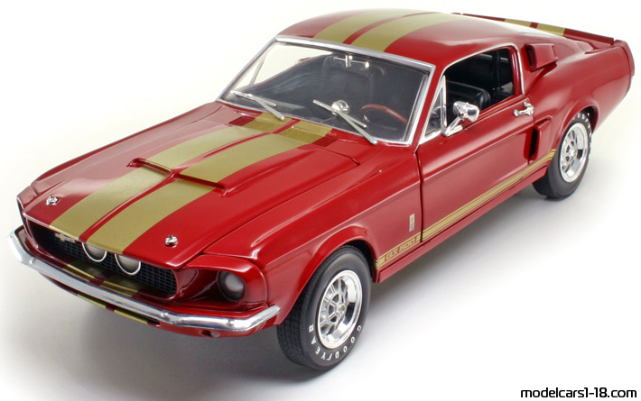 1967 - Ford Mustang Shelby GT500 ERTL 1/18 - Vorne linke Seite