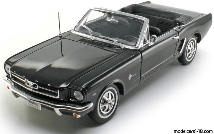 1964 - Ford Mustang Welly 1/18 - Vorne linke Seite