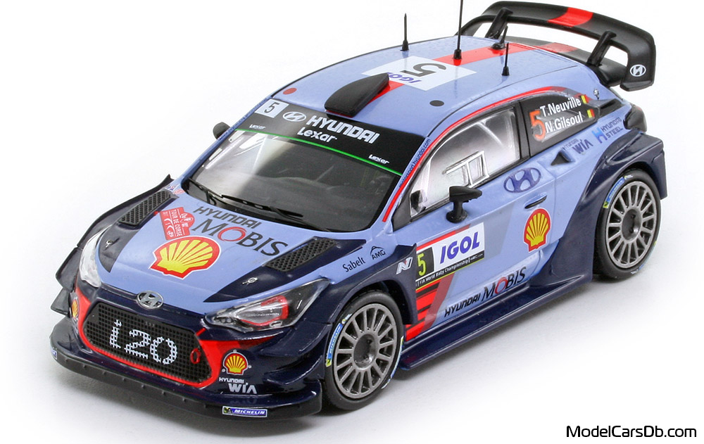 2017 - Hyundai i20 WRC IXO 1/43 - Front left side